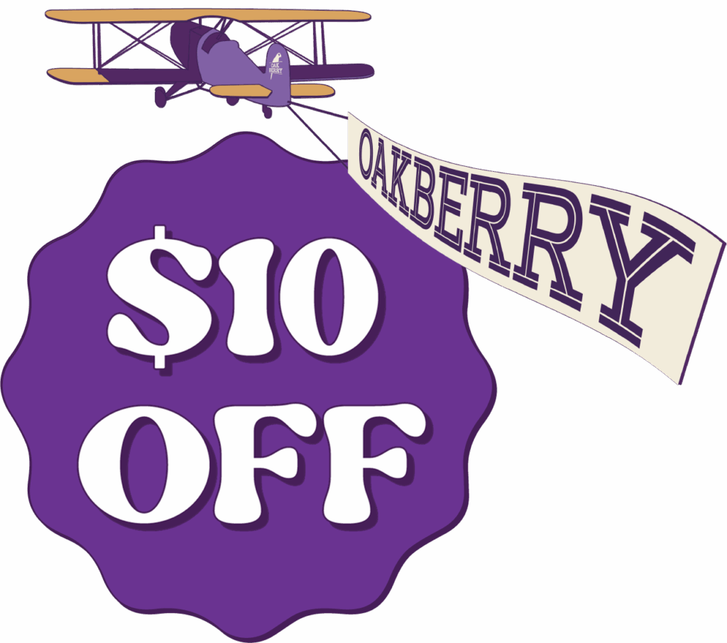 $10 OFF your first OAKBERRY