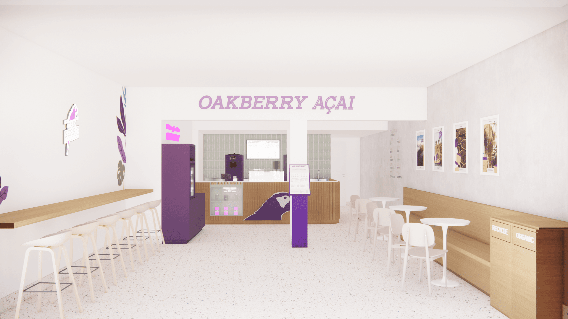 Quiosque modelo loja de rua